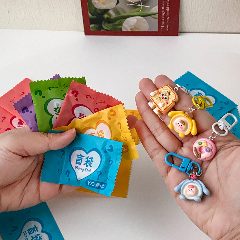“Top-Rated Mystery Gift Blind Bag Keychain – 10 Styles Surprise!”