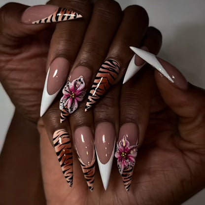 Selection in live stream "Stunning Press On Nails Set – Mixed Styles for Instant Glam"