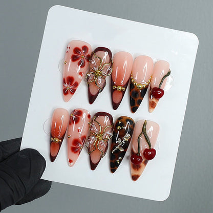 Selection in live stream "Stunning Press On Nails Set – Mixed Styles for Instant Glam"