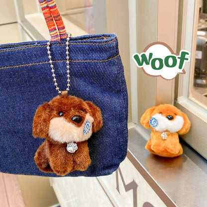 Cute Pet Charm Couple Magnetic Dachshund Keychain